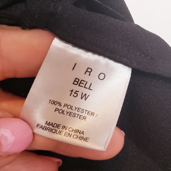 IRO Bell black mini skirt - Picture 6 of 6